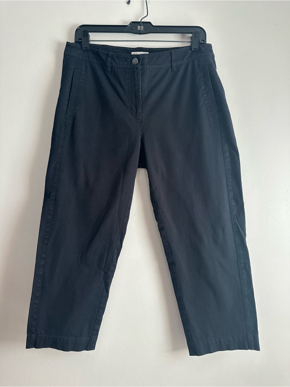 Eileen Fisher • Organic Cotton Capri Pants Black